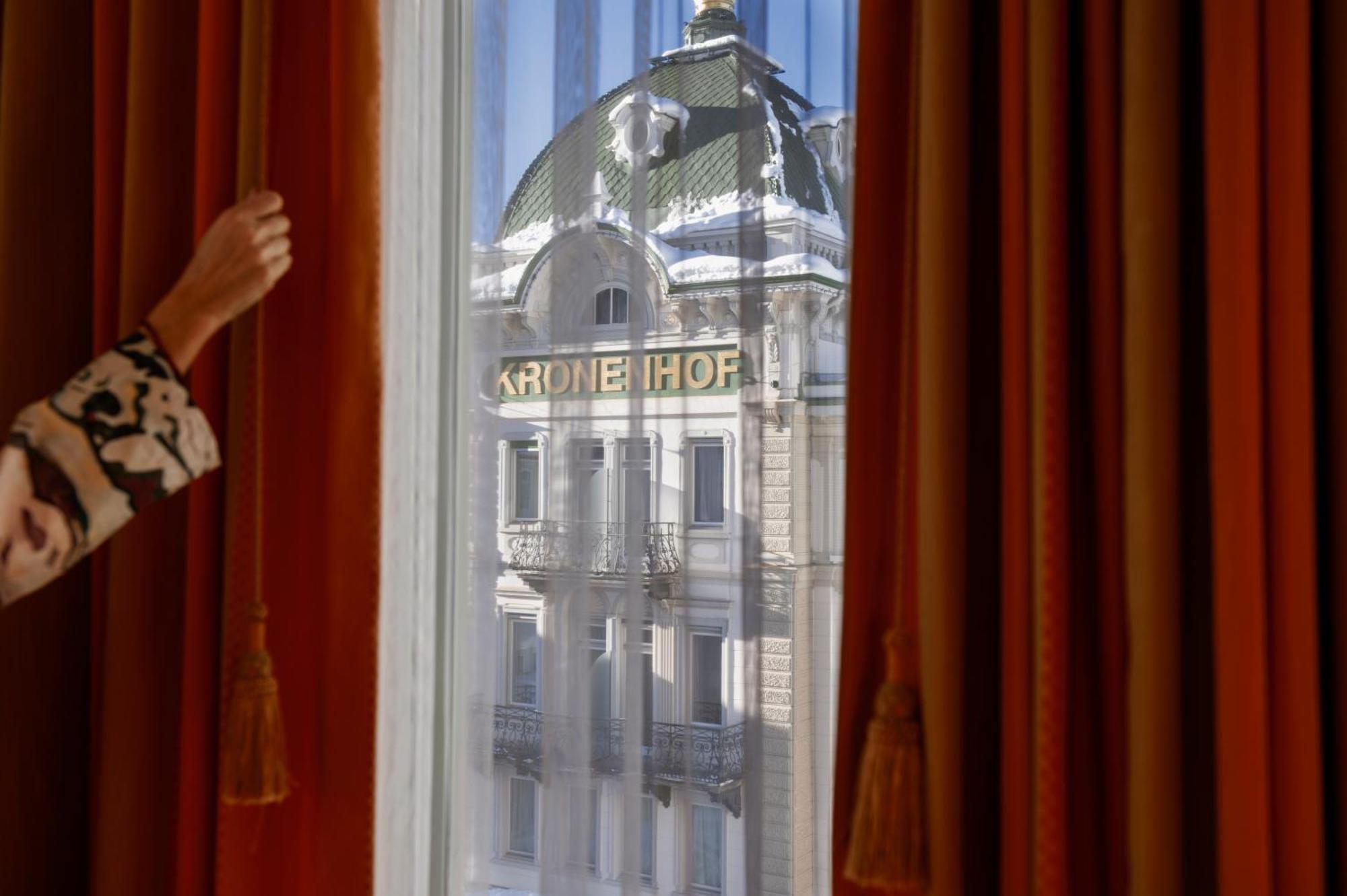 Grand Hotel Kronenhof Pontresina Luaran gambar