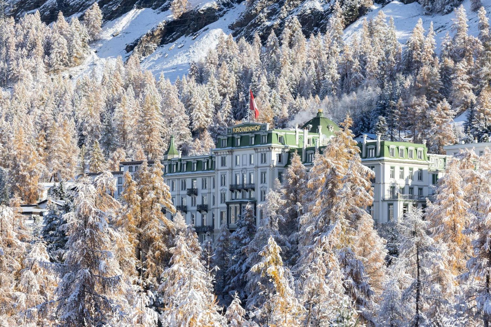 Grand Hotel Kronenhof Pontresina Luaran gambar