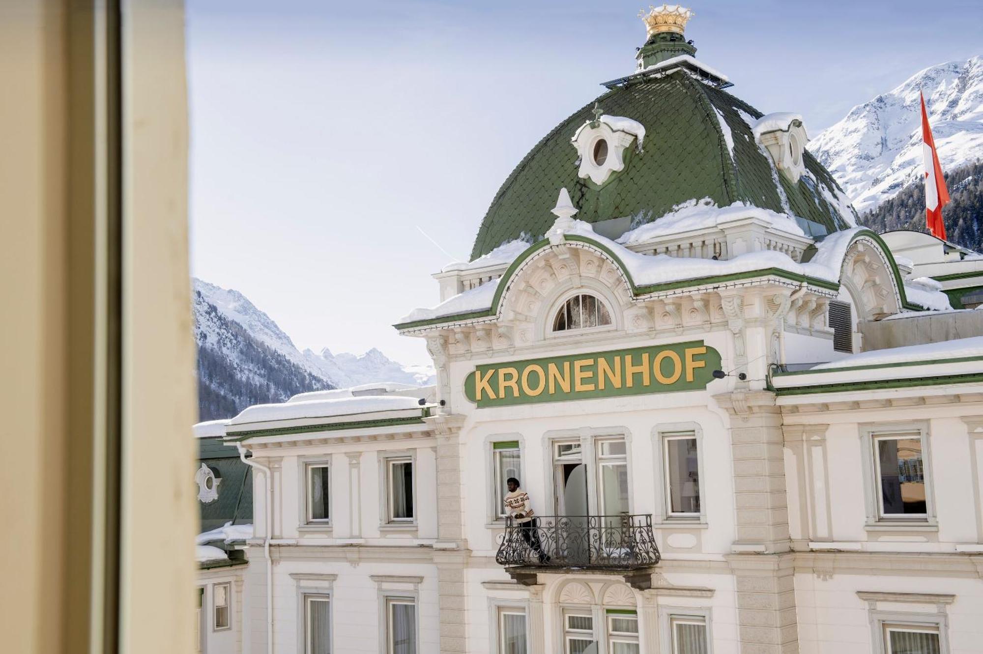 Grand Hotel Kronenhof Pontresina Luaran gambar